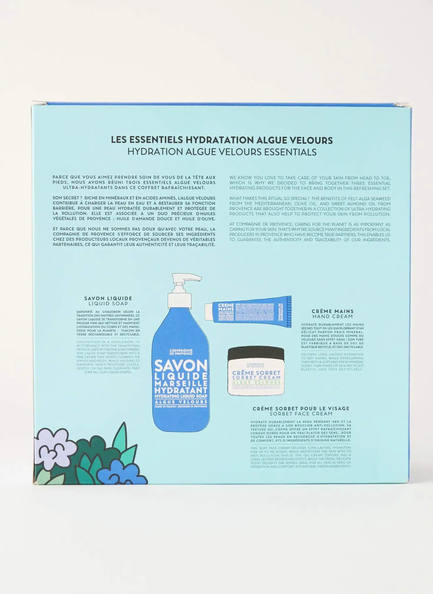 Bain Et Gel Douche Compagnie De Provence Multicolore