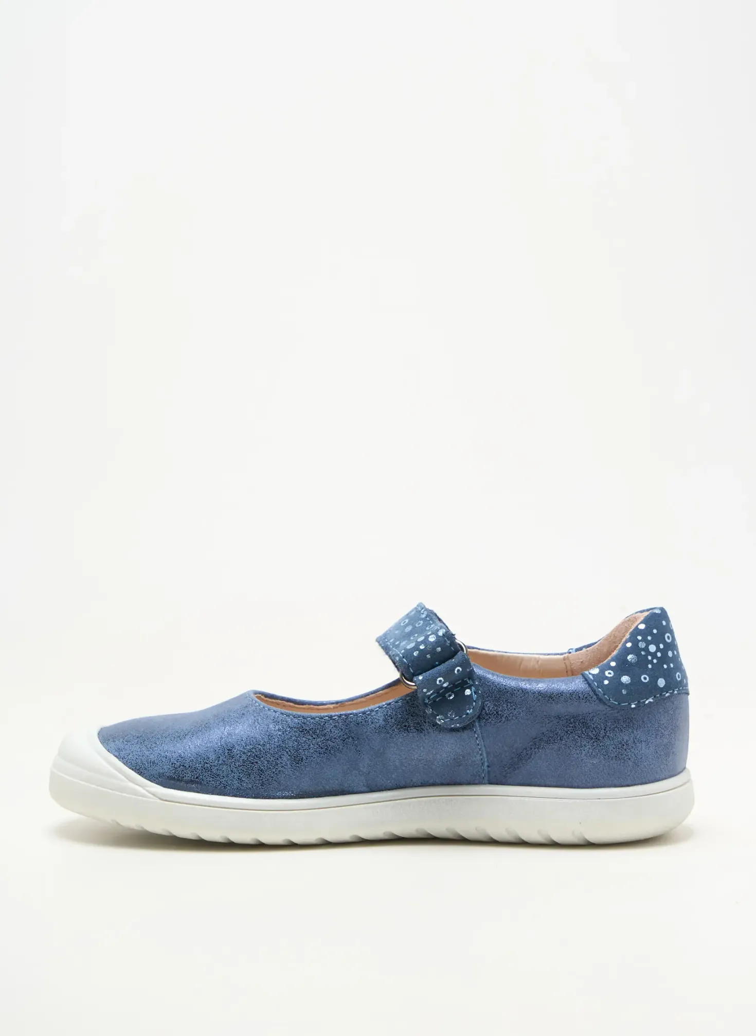 Ballerines Acebos Bleu Bout Rond