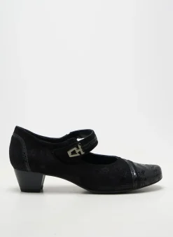 Ballerines Artika Soft Noir Talon De 4 À 6cm