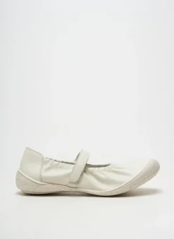 Ballerines Bellamy Blanc Talon Plat Jusqu'à 3cm