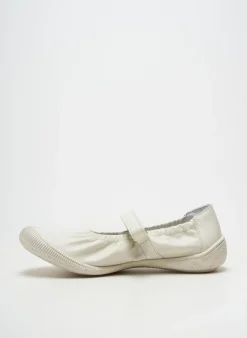 Ballerines Bellamy Blanc Talon Plat Jusqu'à 3cm
