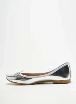 Ballerines Bella Storia Argent Talon Plat Jusqu'à 3cm