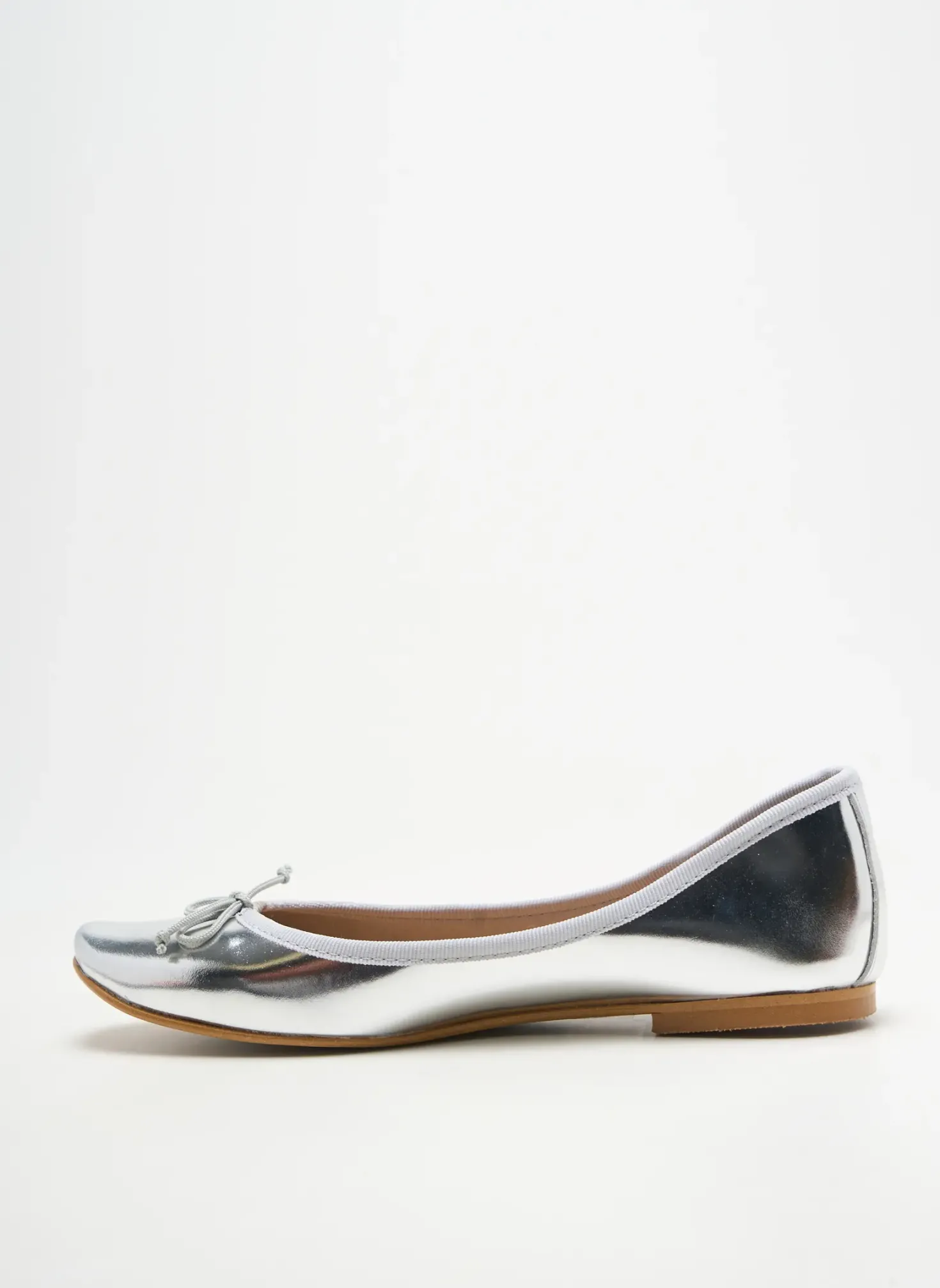 Ballerines Bella Storia Argent Talon Plat Jusqu'à 3cm