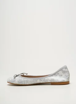 Ballerines Bella Storia Blanc Talon Plat Jusqu'à 3cm