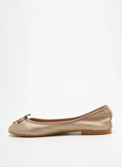 Ballerines Bella Storia Or Talon Plat Jusqu'à 3cm