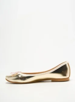 Ballerines Bella Storia Or Talon Plat Jusqu'à 3cm