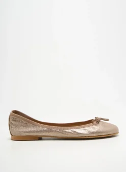 Ballerines Bella Storia Or Talon Plat Jusqu'à 3cm