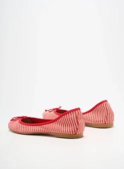 Ballerines Bella Storia Rouge Talon Plat Jusqu'à 3cm