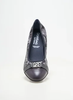 Ballerines Dorking Gris Talon De 4 À 6cm