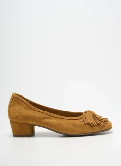 Ballerines Dorking Marron Talon Plat Jusqu'à 3cm