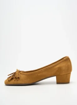 Ballerines Dorking Marron Talon Plat Jusqu'à 3cm