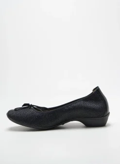 Ballerines Dorking Noir Talon Plat Jusqu'à 3cm