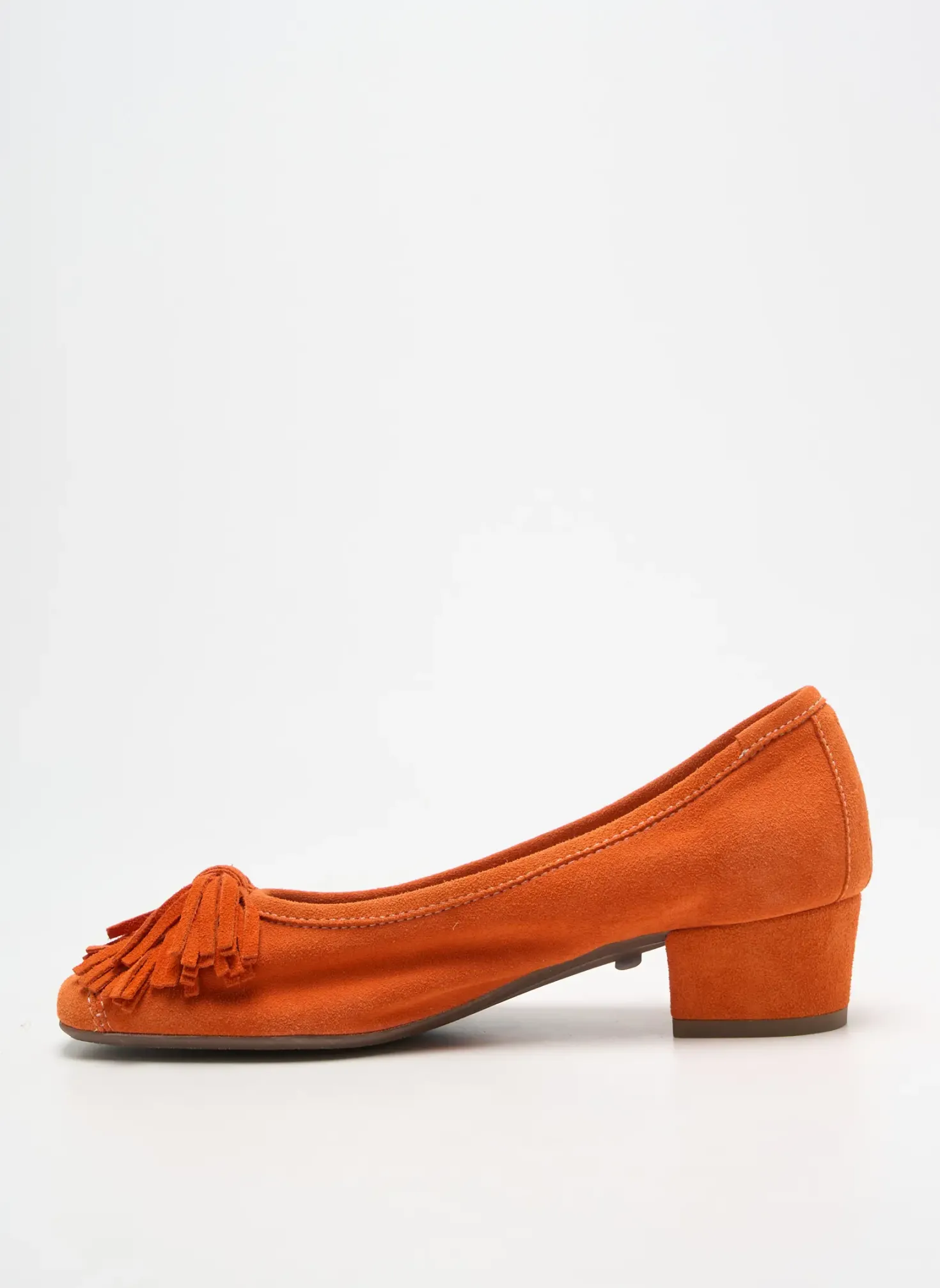 Ballerines Dorking Orange Talon Plat Jusqu'à 3cm