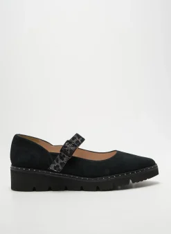 Ballerines Gadea Noir Talon De 4 À 6cm