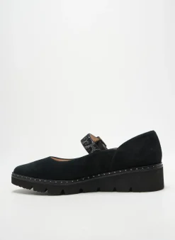 Ballerines Gadea Noir Talon De 4 À 6cm
