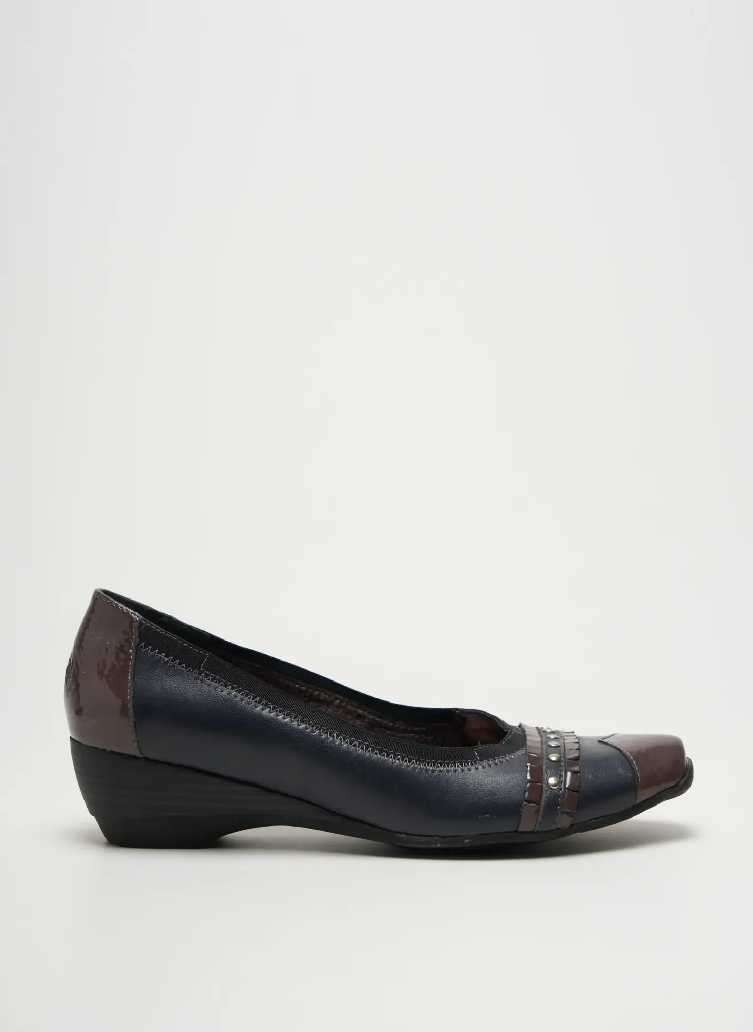 Ballerines Geo-reino Gris Talon De 4 À 6cm
