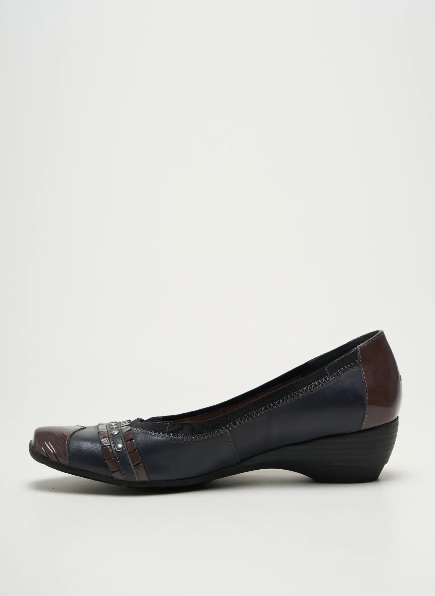 Ballerines Geo-reino Gris Talon De 4 À 6cm