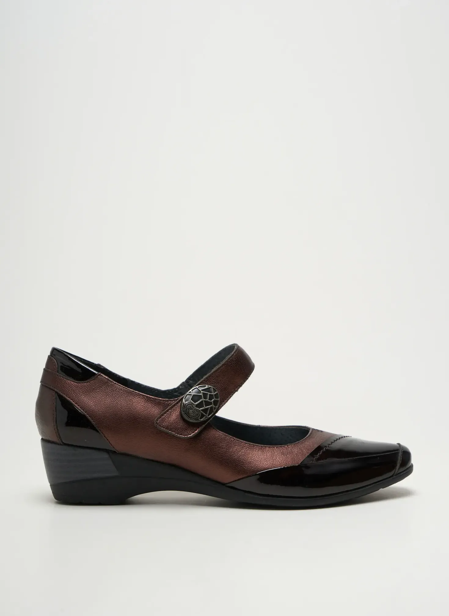 Ballerines Geo-reino Marron Talon De 4 À 6cm