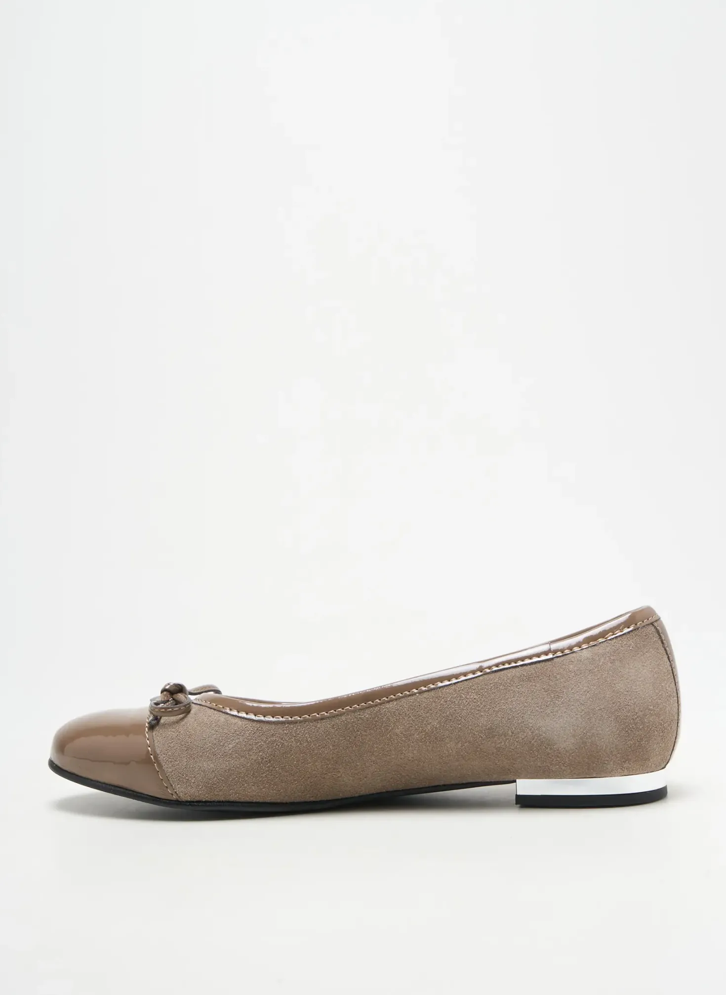 Ballerines Heine Marron Talon Plat Jusqu'à 3cm