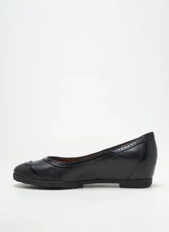 Ballerines Homers Noir Talon Plat Jusqu'à 3cm