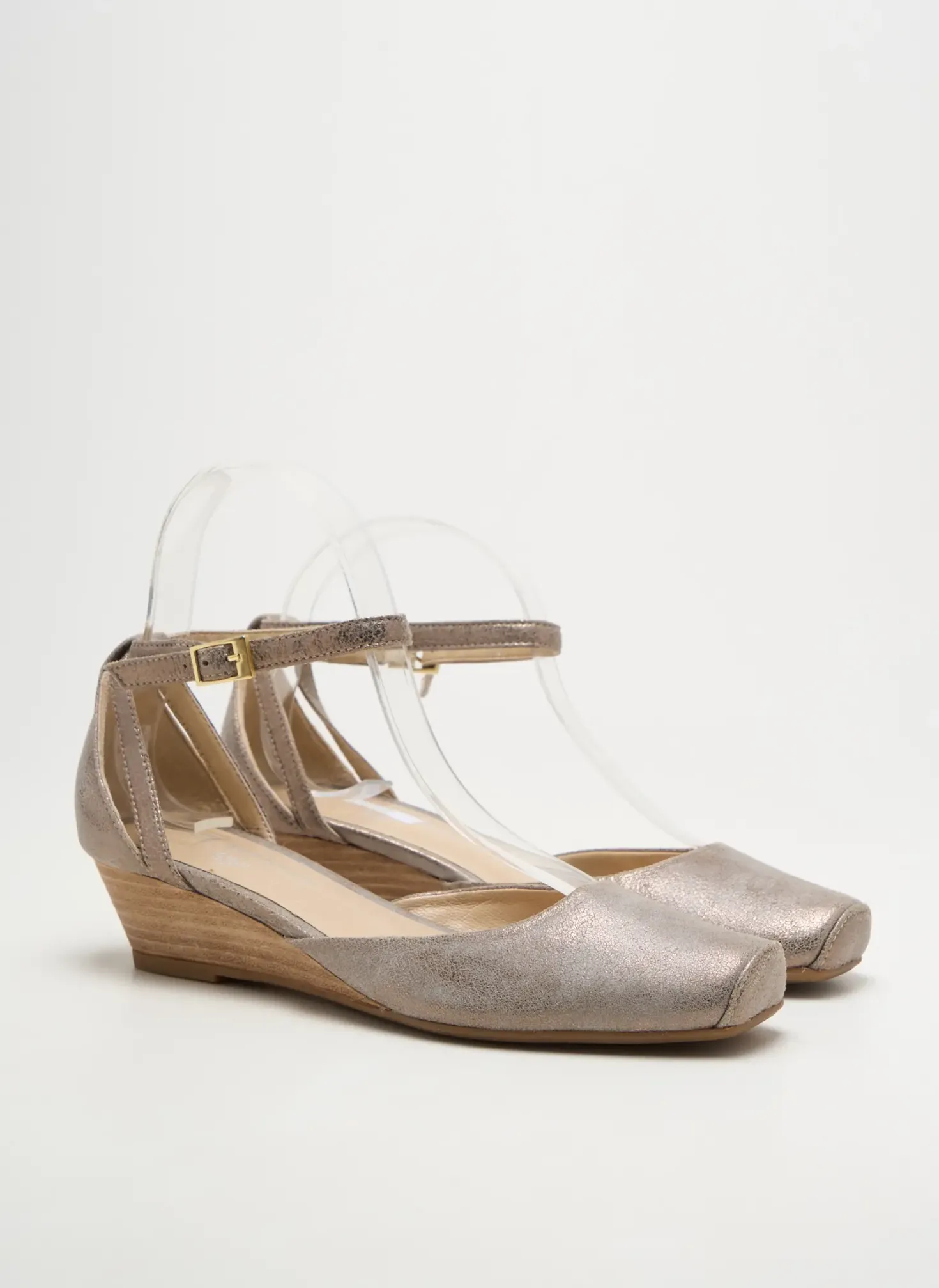 Ballerines Jb Martin Argent Talon De 4 À 6cm