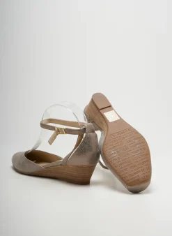 Ballerines Jb Martin Argent Talon De 4 À 6cm