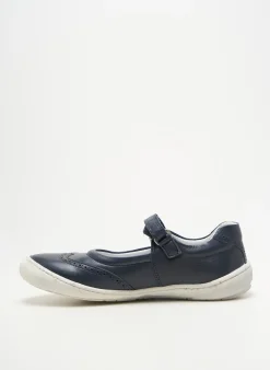 Ballerines Little Mary Bleu Bout Rond