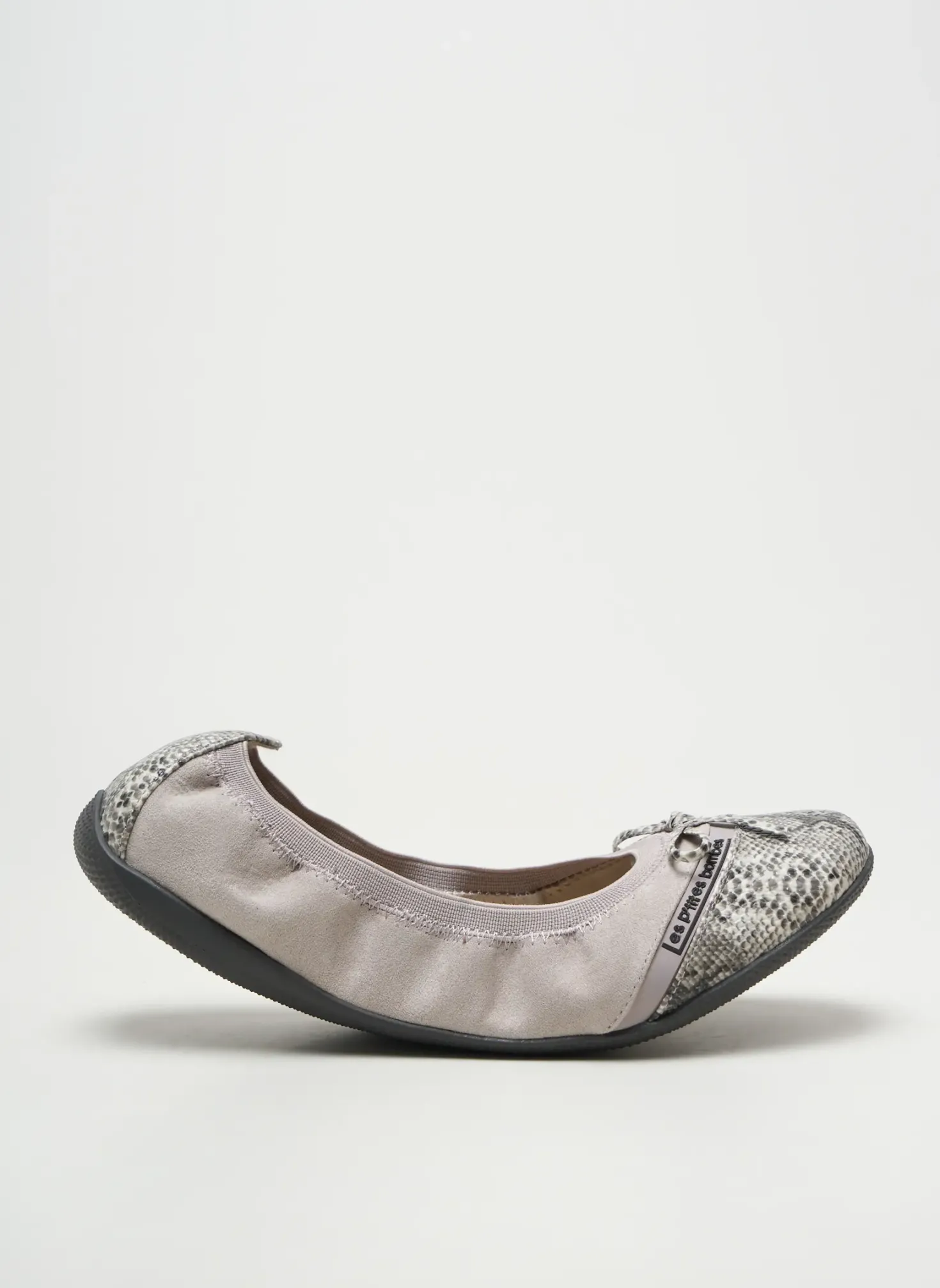 Ballerines Lpb Les Petites Bombes Gris Talon Plat Jusqu'à 3cm