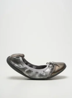 Ballerines Lpb Les Petites Bombes Argent Talon Plat Jusqu'à 3cm