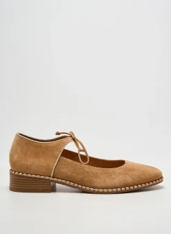 Ballerines Mam'zelle Beige Talon Plat Jusqu'à 3cm