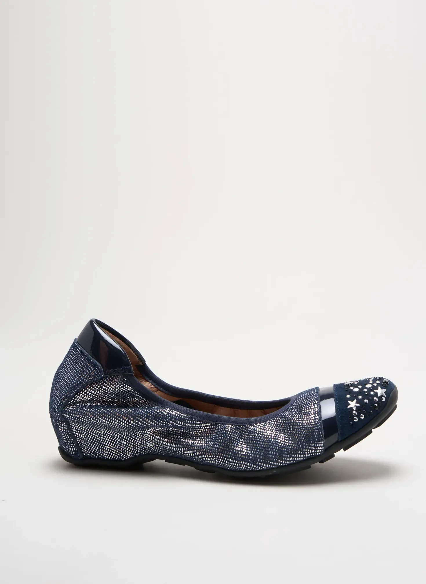 Ballerines Mam'zelle Bleu Talon De 4 À 6cm