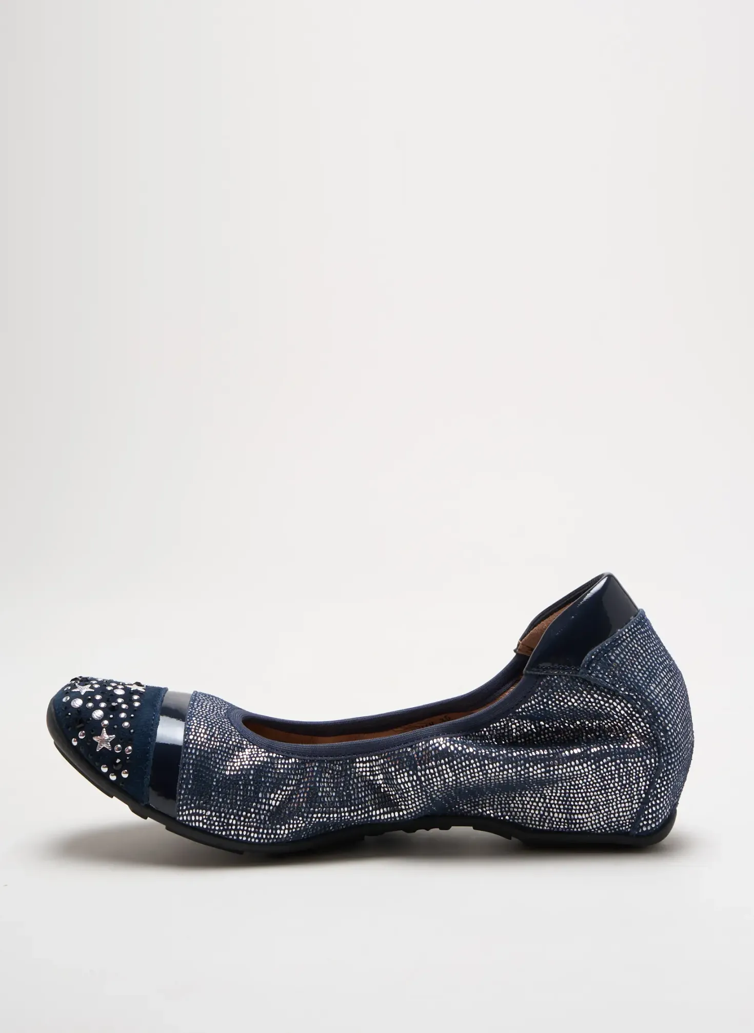 Ballerines Mam'zelle Bleu Talon De 4 À 6cm