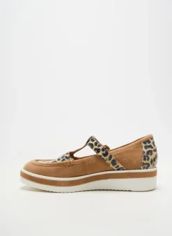 Ballerines Mam'zelle Marron Talon Plat Jusqu'à 3cm
