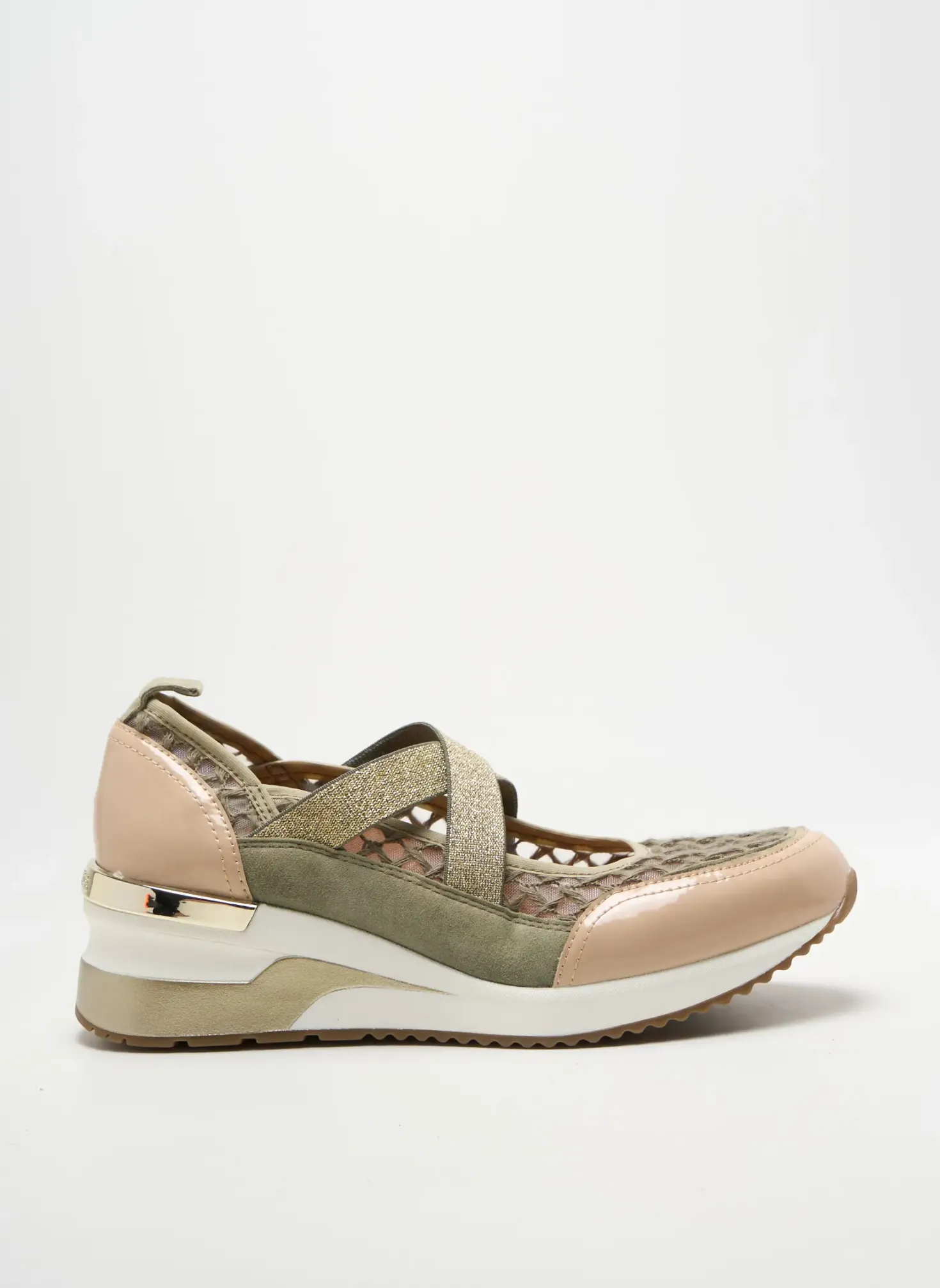 Ballerines Mam'zelle Vert Talon De 4 À 6cm