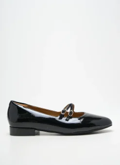 Ballerines Schmoove Noir Talon Plat Jusqu'à 3cm
