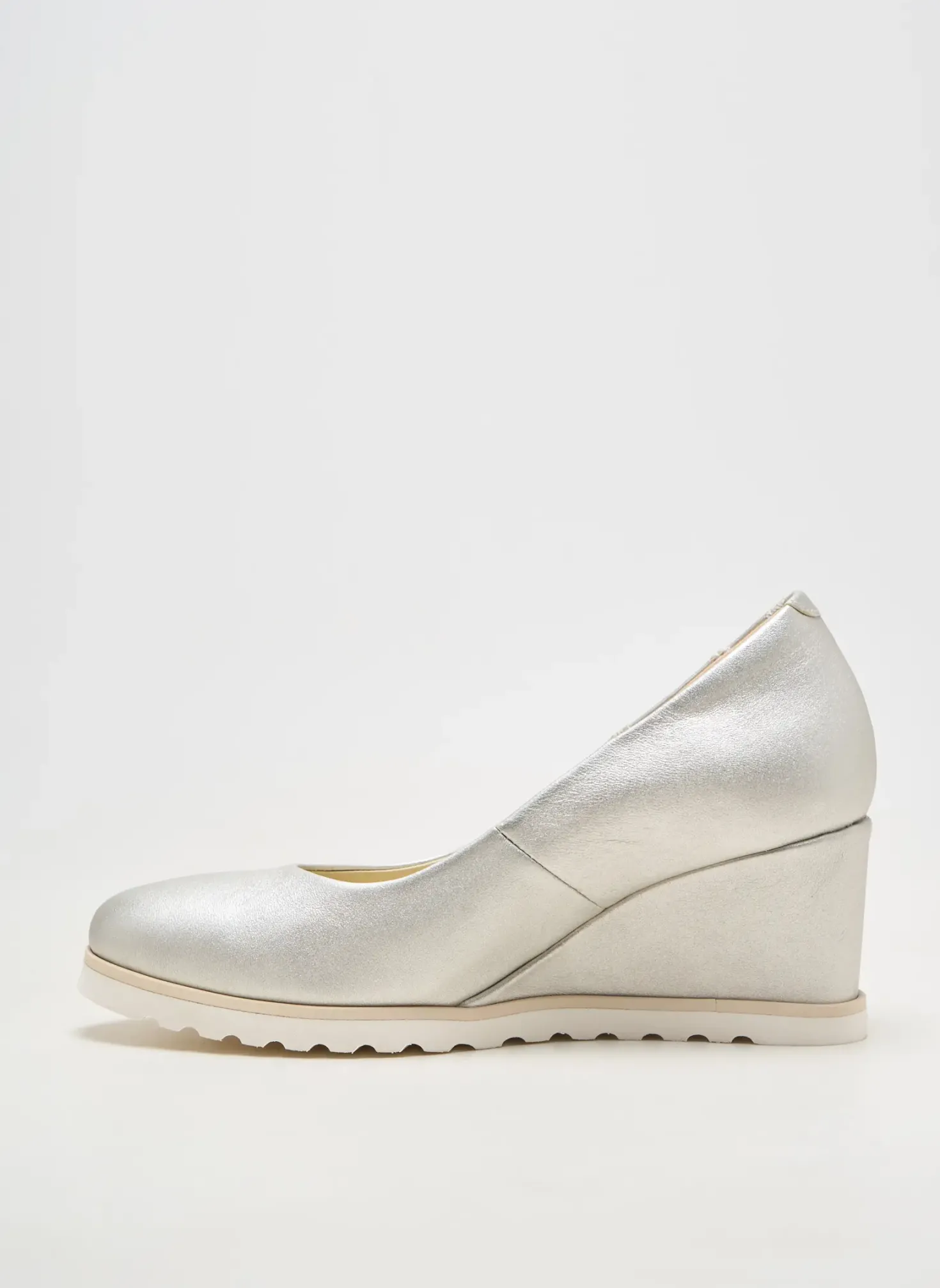 Ballerines Softwaves Argent Talon De 4 À 6cm