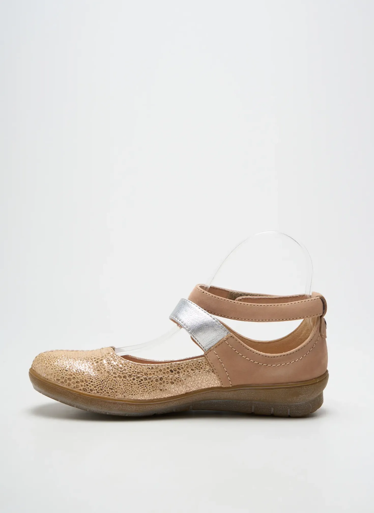Ballerines Sweet Beige Talon Plat Jusqu'à 3cm