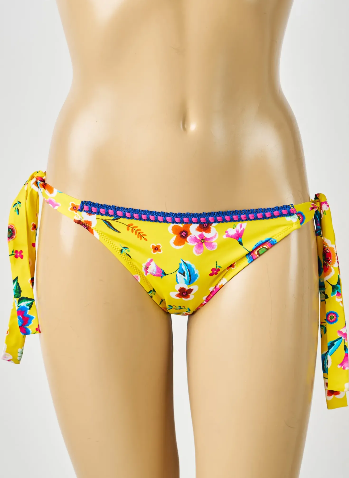 Bas De Maillot De Bain Antigel Jaune Bikini