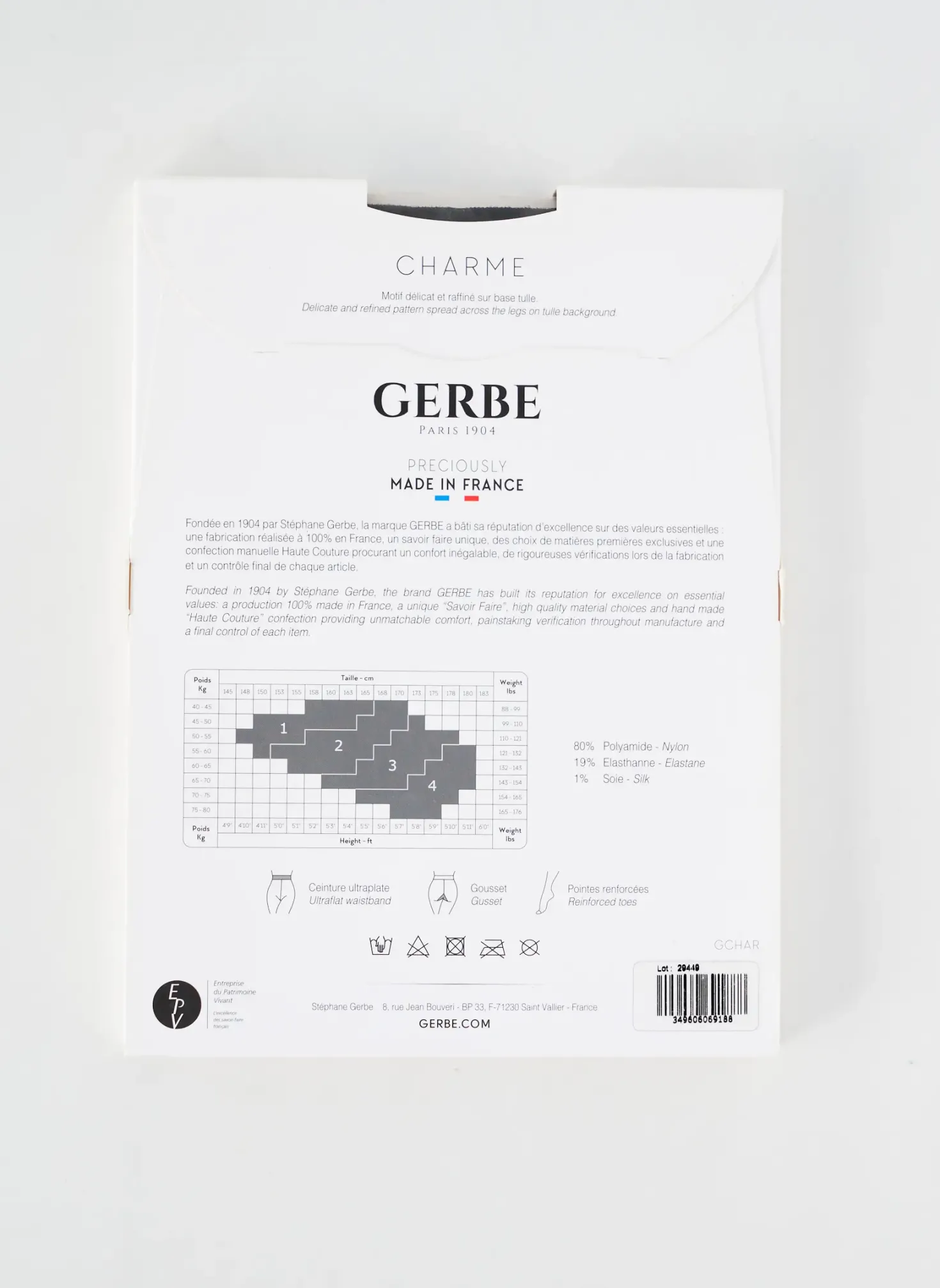Bas Gerbe Noir