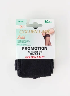 Bas Golden Lady Noir
