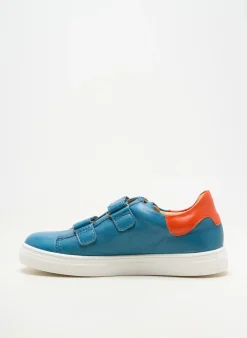 Baskets Acebos Bleu Bout Rond