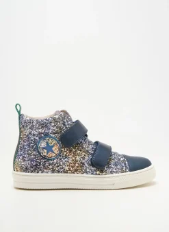 Baskets Acebos Bleu Bout Rond