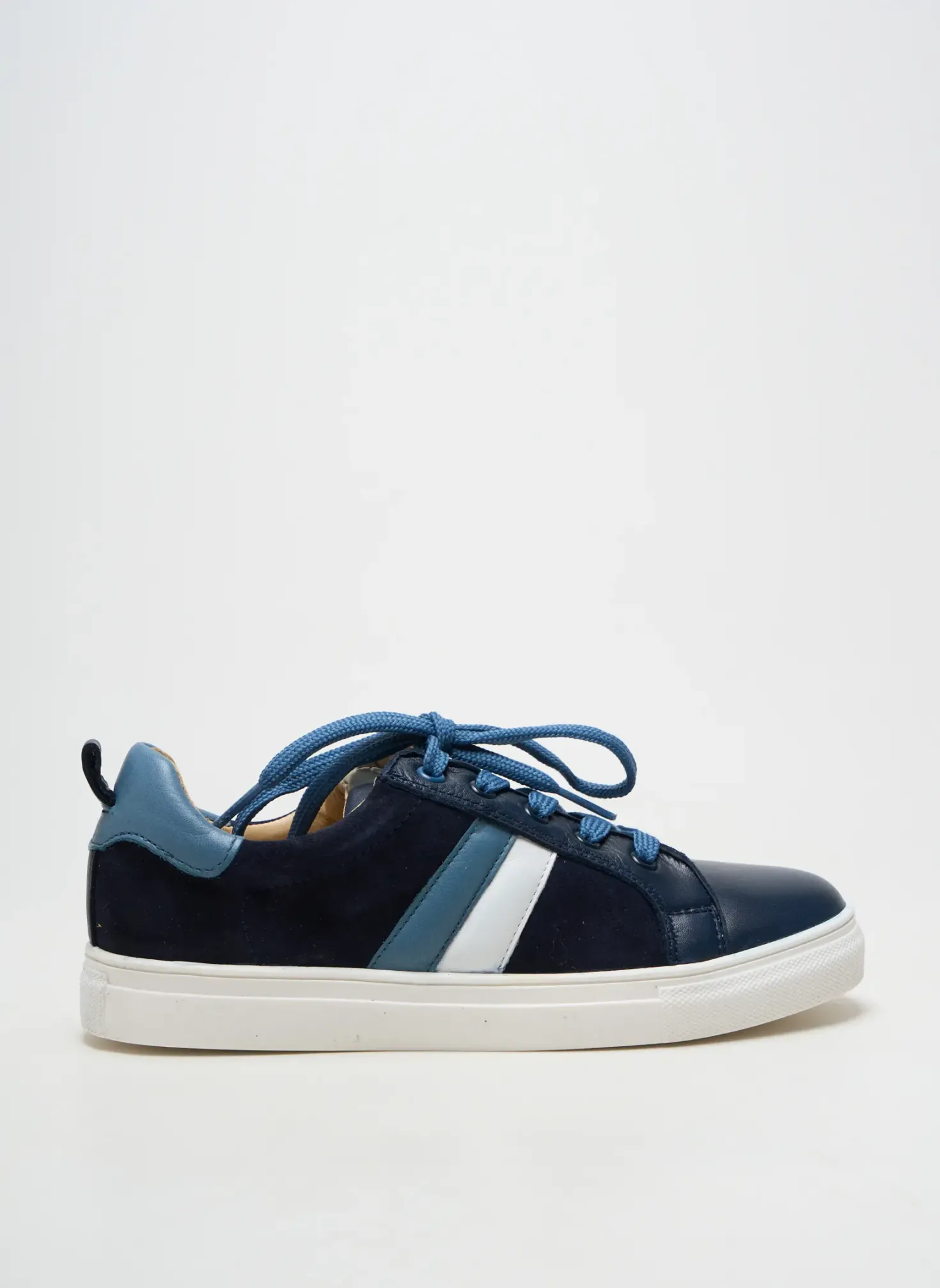 Baskets Acebos Bleu Talon Plat Jusqu'à 3cm