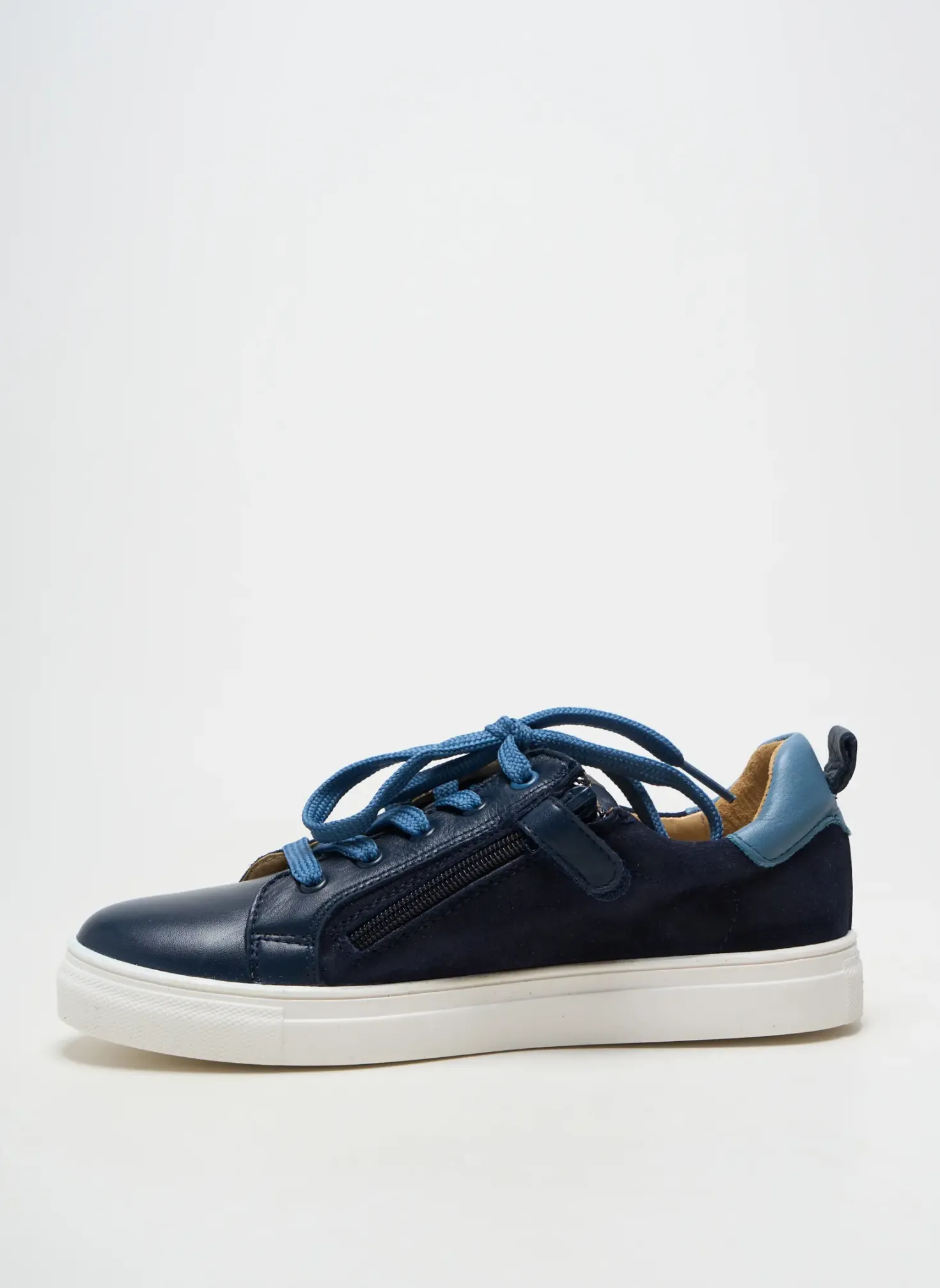 Baskets Acebos Bleu Talon Plat Jusqu'à 3cm