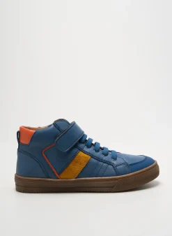 Baskets Babybotte Bleu Bout Rond