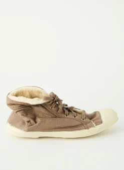 Baskets Bensimon Marron Bout Rond