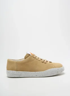 Baskets Camper Beige Talon Plat Jusqu'à 3cm