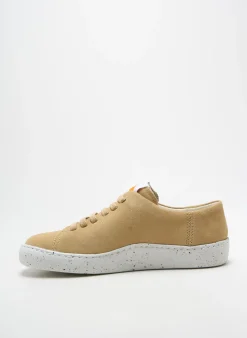Baskets Camper Beige Talon Plat Jusqu'à 3cm