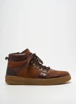Baskets Cotemer Marron Bout Rond