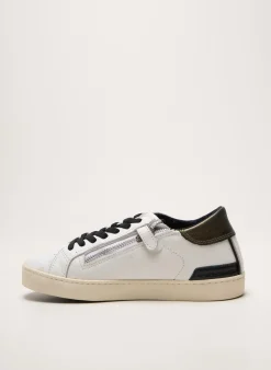 Baskets Date Blanc Bout Rond